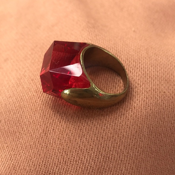 Faceted Stone Ring - Picture 2 of 2